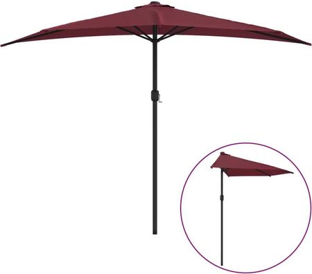 Zakito Europe Parasol Balkonowy 300X155X223cm Bordowy Ze312502