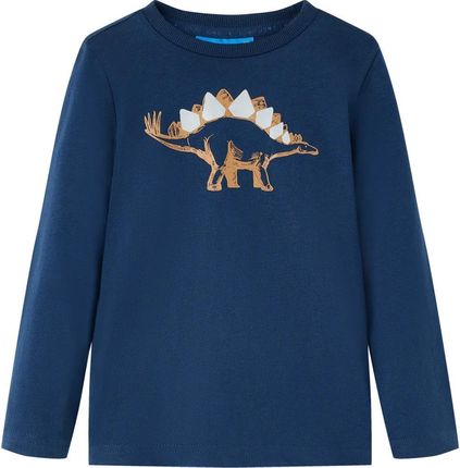 Dinozaur Granatowa Koszulka Dziecięca 104 (3-4 lata)