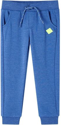 Spodnie dresowe dziecięce niebieskie 92 (18-24m) 60% bawełna 40% poliester
