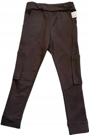 Spodnie czekoladowe z kieszonkami rozmiar 152