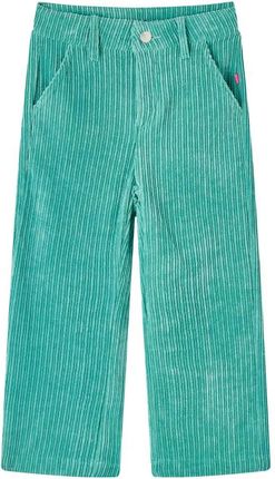 Spodnie dziecięce zielone sztruksowe 116 (5-6 lat)