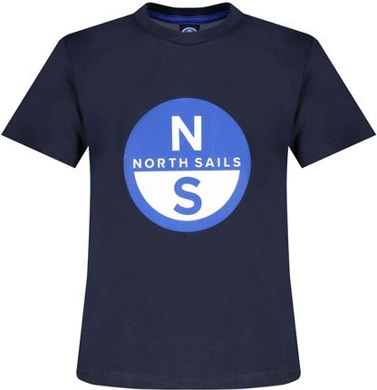 T-SHIRT DLA DZIECI Z KRÓTKIM RĘKAWEM NORTH SAILS NIEBIESKI