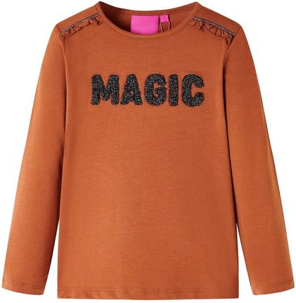 Dziecięca koszulka MAGIC koniakowa 140 (9-10 lat)