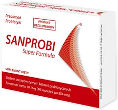 Zdjęcie Sanprobi Super Formula Suplement Diety 40 kaps. - Lubin