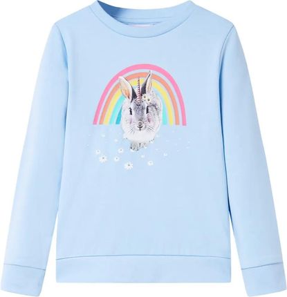 Bluza dziecięca Rainbow Rabbit 116 jasnoniebieska