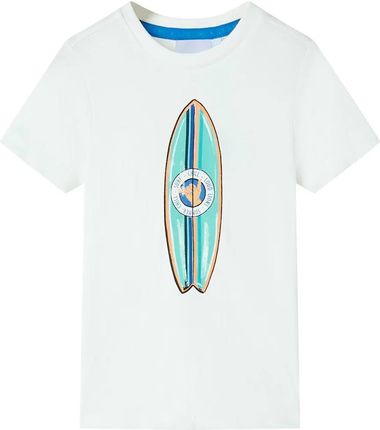 Dziecięca koszulka surfingowa 116 ecru 100% bawełna