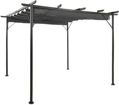 Zakito Home Pergola 3X3X2,25m Antracyt Poliester Stal Zh312226