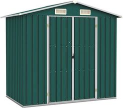 Zakito Home Szopa Ogrodowa 205X129X183cm Zielona Stal Galwanizowana Zh46297