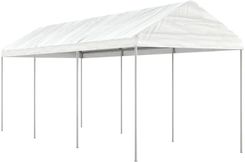 Zakito Home Altana Z Zadaszeniem Pe Żelazna Rama Biała 6,69X2,28X2,69M Zh3155503