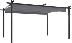 Zakito Europe Pergola tarasowa 4X3X2,2M Antracyt Stal Malowana Proszkowo Ze318538