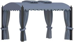 Zakito Home Altana Z Zasłonami 4X3X2,7M Antracytowy Zh48056