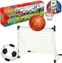 Zdjęcie Woopie Zestaw 2W1 Koszykówka Bramka Do Piłki Nożnej+ - Ząbki