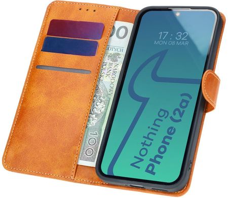 Bizon Etui Case Pocket Do Nothing Phone Brązowe