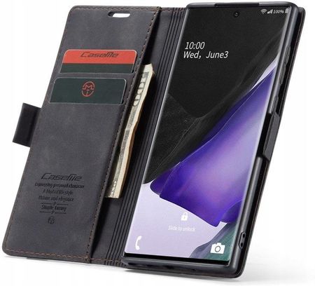 Caseme Etui Z Klapką Do Samsung Galaxy Note 20 Ultra Portfel Eko Skóry Wallet