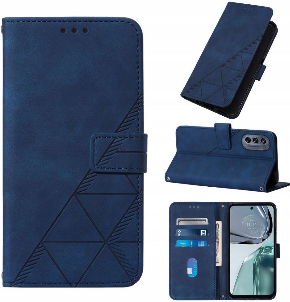 Custodia A Portafoglio In Pelle Per Motorola Moto One Vision - Con Slot Per Carte E Supporto Integrato, Chiusura Magnetica
