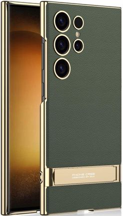 Xgsm Skórzane Etui Do Samsung Galaxy S24 Ultra Electro Frame Leather Cover Case