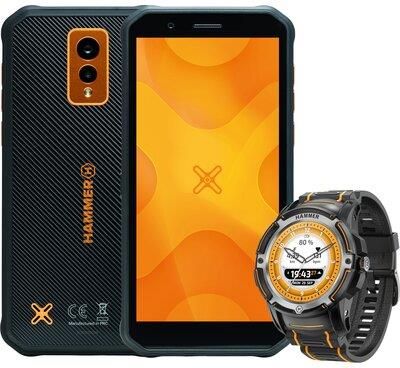 Smartfon HAMMER Energy X 4/64GB 5.5" Czarny + Smartwatch HAMMER Watch Plus