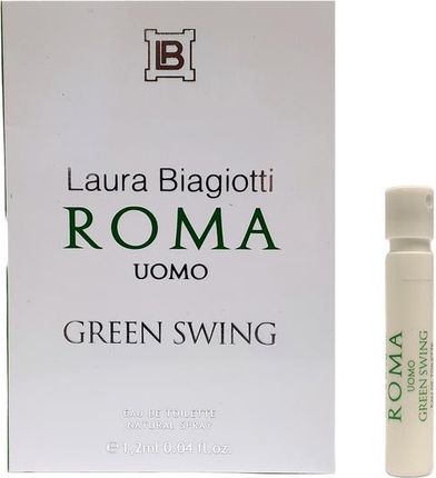 Laura Biagiotti Roma Uomo Green Swing Woda Toaletowa Edt 1.2ml Próbka