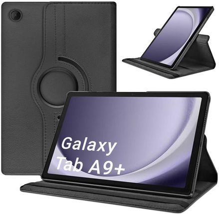 Etui Obrotowe 360 do Samsung Galaxy Tab A9 Plus 11 (Czarne)