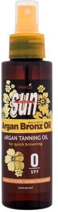 Vivaco Sun Argan Bronz Oil Tanning Oil Spf0 Olejek Do Opalania Z Olejem Arganowym 100ml