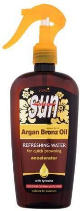 Vivaco Sun Argan Bronz Oil Refreshing Water Odświeżająca Woda O Działaniu Przyspieszającym Brązowienie 300ml