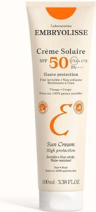 Embryolisse - Sun Cream - Krem Przeciwsłoneczny Spf50 Uva/Uvb Pa++++ - 100ml