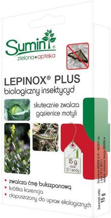 Sumin Lepinox Plus 15G Zwalcza Ćmę Bukszpanową