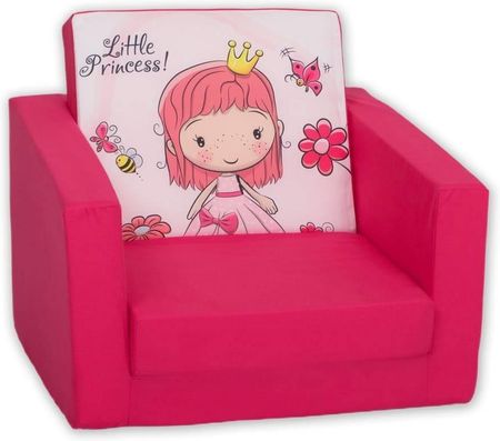 Fotel dla dziecka rozkładany princess