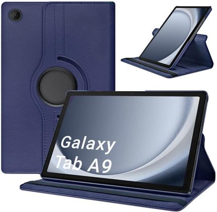 Etui Obrotowe 360 do Samsung Galaxy Tab A9 8.7 (Granatowe)