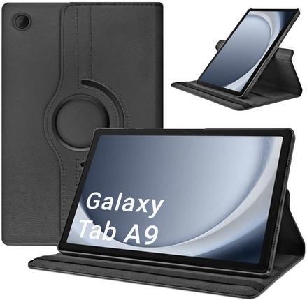 Etui Obrotowe 360 do Samsung Galaxy Tab A9 8.7 (Czarne)