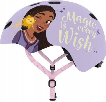Kask Rowerowy Disney Wish Fioletowy Dla Dzieci - zdjęcie 4