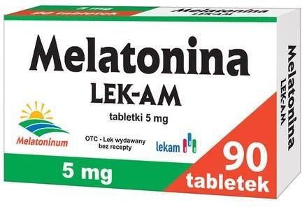 Tabletki Lek-Am Melatonina 5 Mg 90szt.