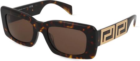 Versace VE4444U Damskie okulary przeciwsłoneczne, Oprawka: Acetat, brązowy