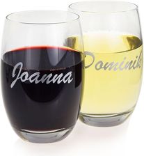 Szklo Krosno Szklanki Ze Srebrnym Nadrukiem Szkło Imio Dla Par 360Ml 2Szt.