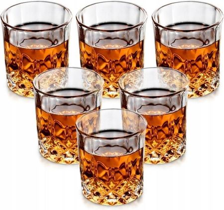 Ecarla Szklanki Do Whisky Drinków 227Ml Zestaw 6Szt. (Szk02)
