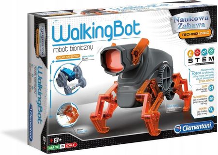 Clementoni Robot Walkingbot Chodzący Dla Dzieci Walking Bot