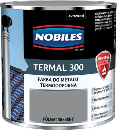 Nobiles Termal 300 Do Metalu Termoodporna Srebrny Półmat 0,2L