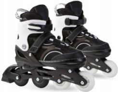 Rolki Spokey Regulowane Skate Czarno Białe