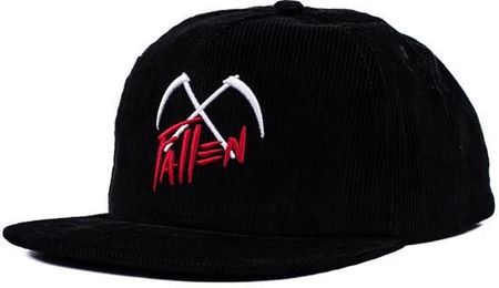 czapka z daszkiem FALLEN - Ripper Hat Black Red (BLACK-RED) rozmiar: OS