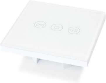 Lumenix Włącznik Ścienny Rolet Dotykowy Szklany Bianka Pojedynczy Biały Wifi
