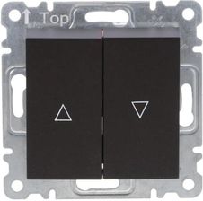Zdjęcie Hager Mechanizm Łącznika Żaluzjowego Bistabilnego Czarny Mat Lumina Wl0313 - Wrocław