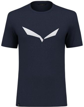 Salewa SOLIDLOGO DRY Premium navy melange koszulka męska XL