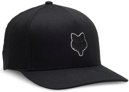 czapka z daszkiem FOX - Fox Head Flexfit Hat Black (001) rozmiar: S/M
