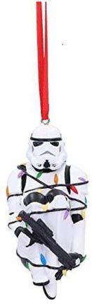 Original Stormtrooper: Stormtrooper In Fairy Lights Hanging Ornament 9cm