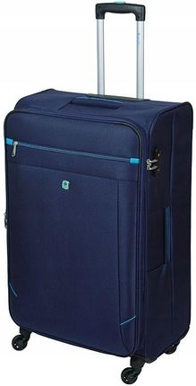 Włoska walizka Dielle 300 4koła 77cm exp duża niebieska