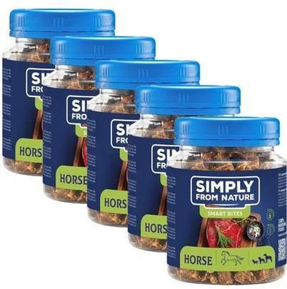Simply From Nature Smart Bites Trenerki Z Koniny Dla Psów 5x130g - zdjęcie 2