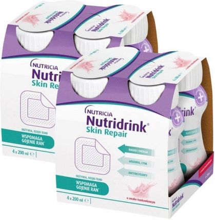 Nutridrink Skin Repair Smak Truskawkowy 8X200ml