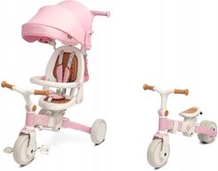 Zdjęcie Toyz Rowerk Trójkołowy Biegowy 2W1 Z Rączką Budka Rośnie Faro Kompaktowy Różowy - Bielsko-Biała