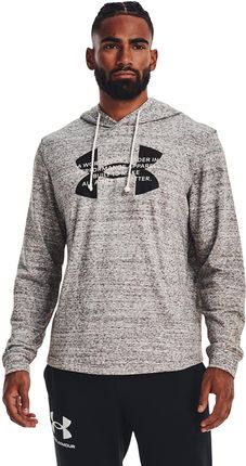 Under Armour Rival Terry Logo Hoodie Onyx White