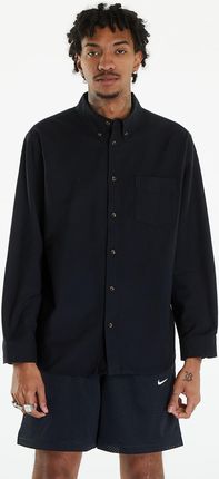 Nike Men's Life Oxford Buttondown Long Sleeve Shirt Black/ Black/ Black